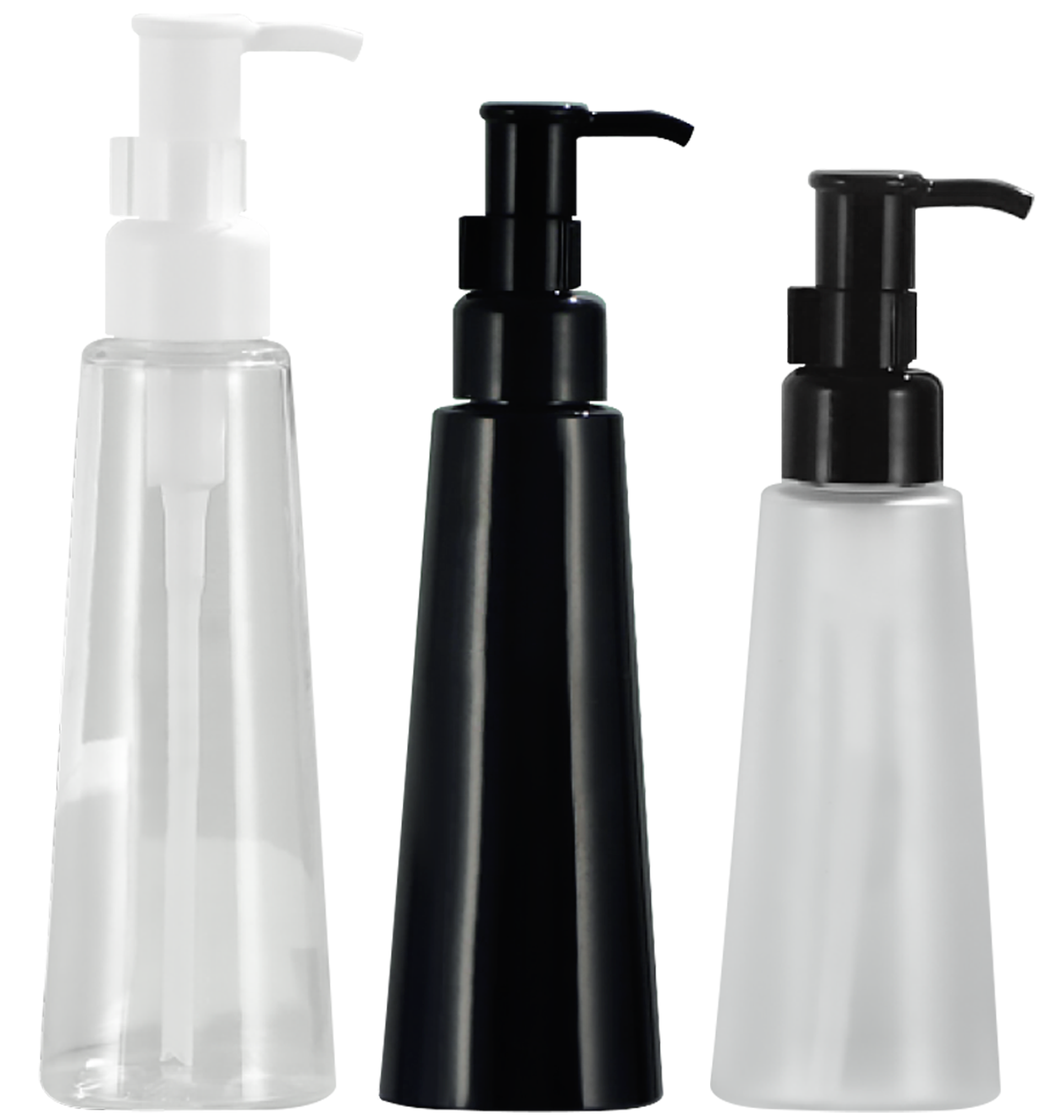 卡扣錐形乳液瓶